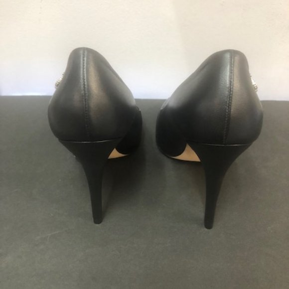 Chanel Lambskin Black Pumps size 38, 7.5 US - Picture 3 of 16